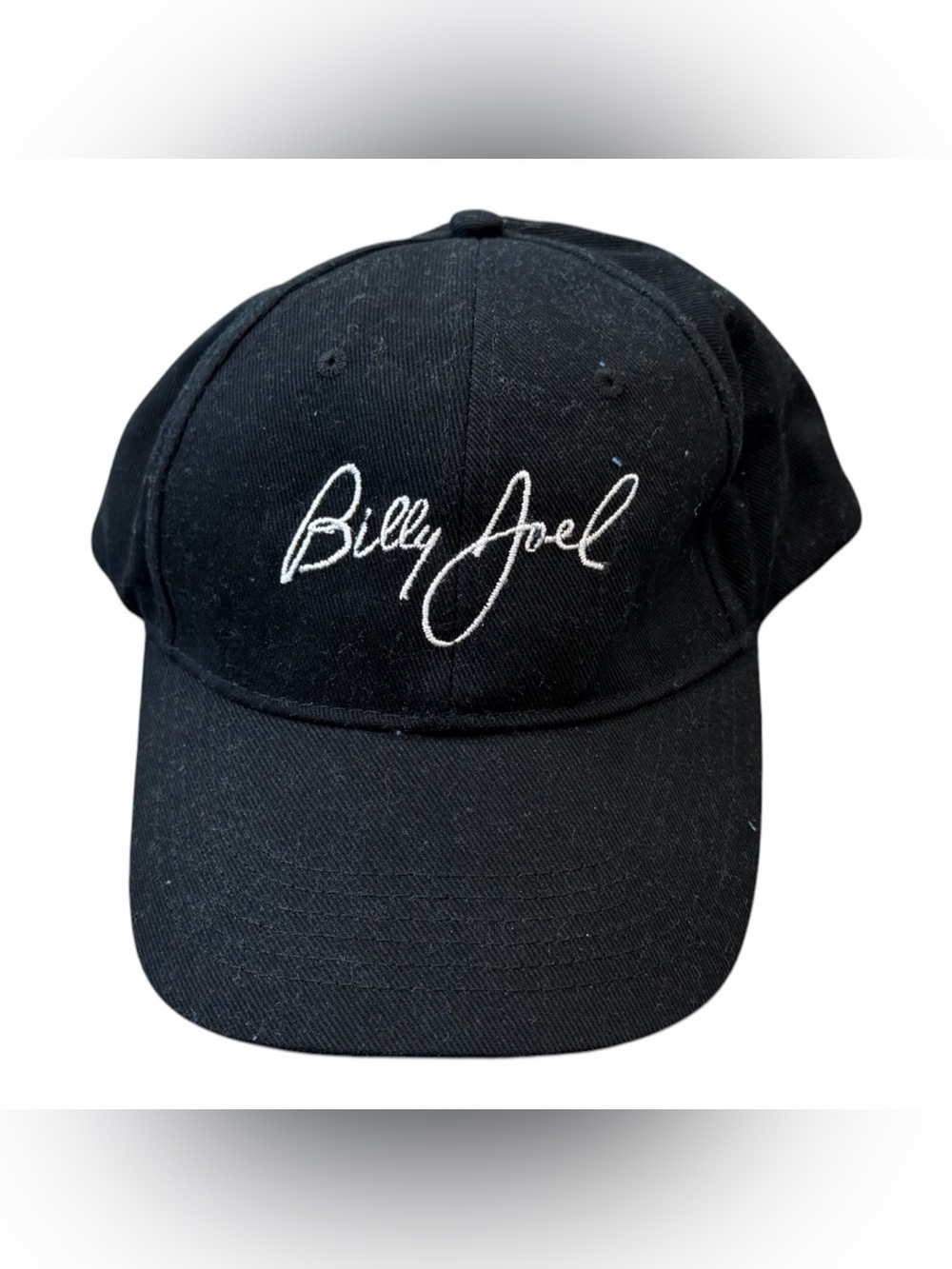 Billy Joel Signature In Concert Black Strapback Hat Band